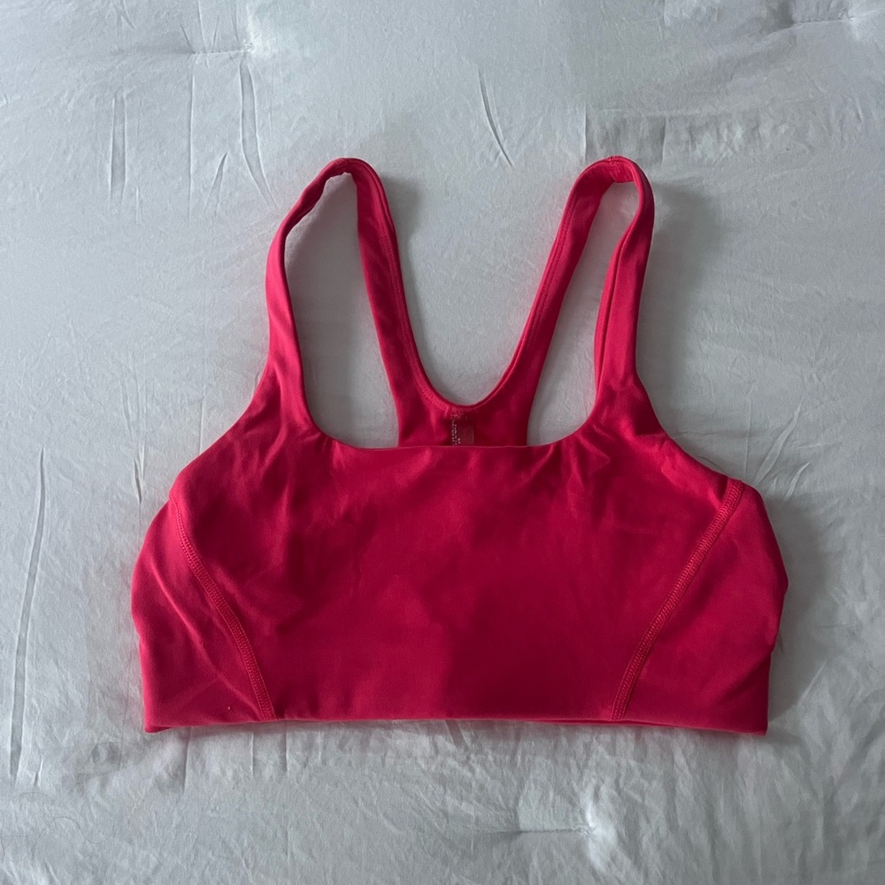 Free People Vibrant Pink Sports Bra